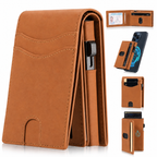 Portefeuille RFID Magnétique 2-en-1 Premium | Porte-Cartes Amovible et Sécurisé