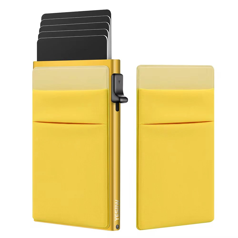 Portefeuille Minimaliste RFID Éjection Ultra Rapide, Format Slim Sécurisé & Design Premium