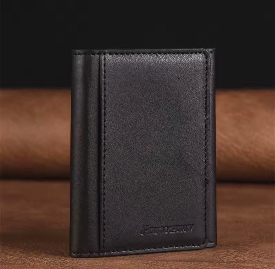 Portefeuille Magnétique  en Cuir – Wallet Compact et Intelligent