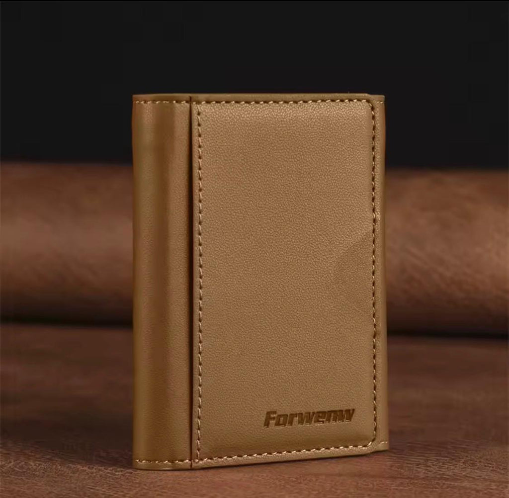 Portefeuille Magnétique  en Cuir – Wallet Compact et Intelligent