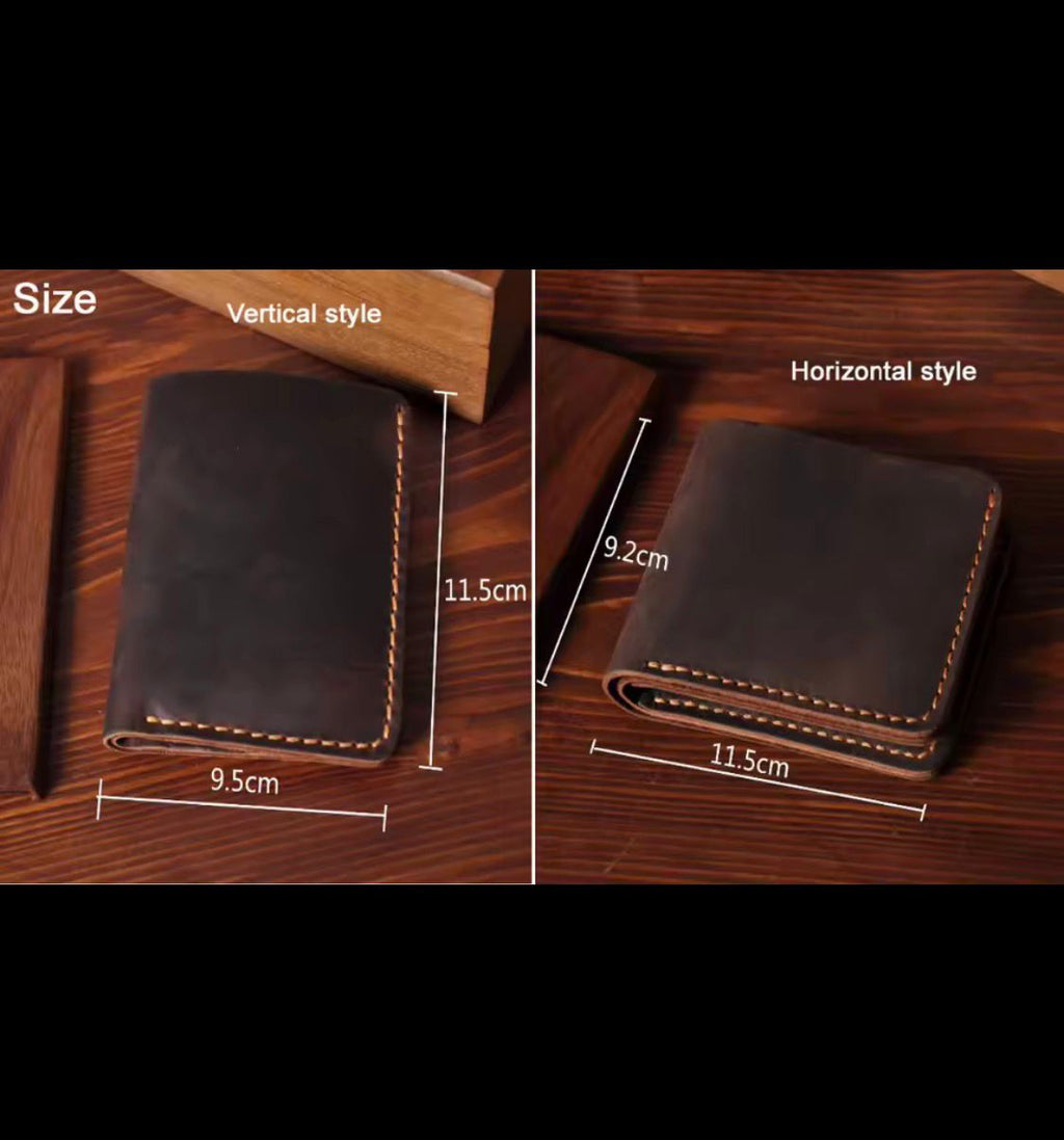 Portefeuille en Cuir Finition Soignée et Style Intemporel